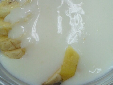 ヘルシースイーツ☆バナナのホワイトソース